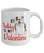 My Bulldog Is My Valentine - Valentine's Day Mug, Ceramic Novelty Gift, Bulldog Lover Gift, The Happy Valentine's Day Gift - FC