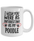 Poodle Lovers Gift | I Wish You Were As Interesting As... | Gift For Dog Lovers | Ceramic Novelty Mug