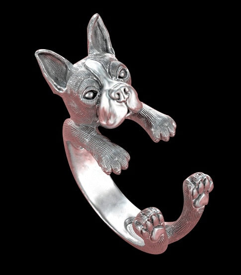 Cuddly Boston Terrier Ring *Limited Supply*