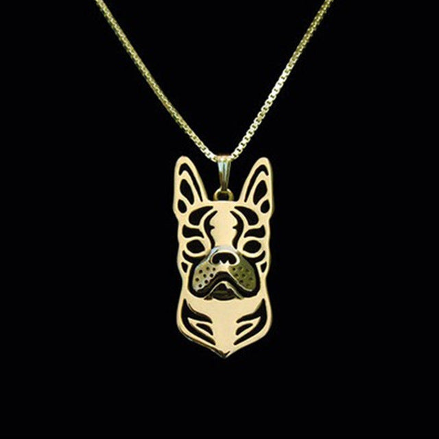 Regal Boston Terrier Necklace (Keep Your Boston Close To Your Heart)