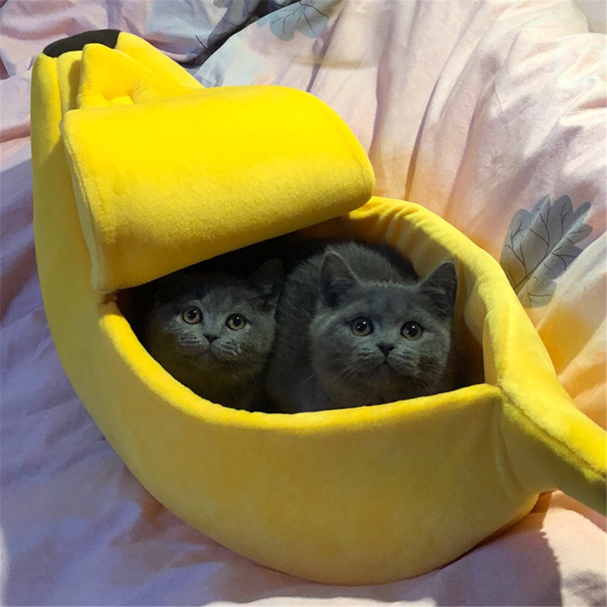 Banana Shape Pet & Cat Bed House